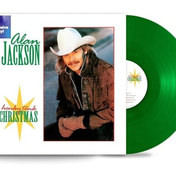 Alan Jackson Honky Tonk Christmas LP ~ Exclusive Colored Vinyl ~ New/Sealed! - Picture 2 of 2